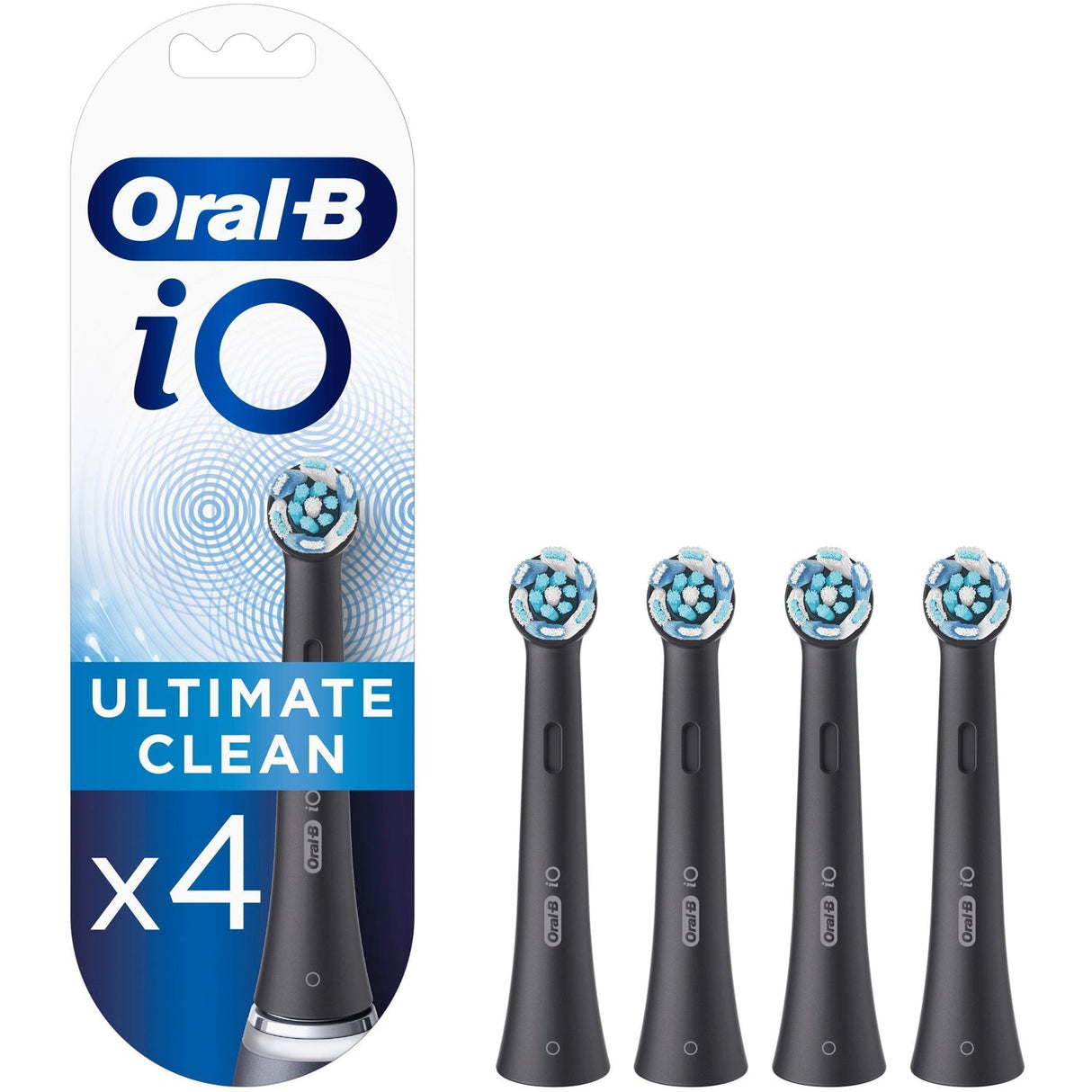 Oral B Borsthuvud iO Ultimate Clean Black 4st