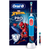 Oral B Eltandborste Vitality Pro Kids Spiderman + Extra Refill