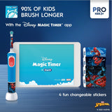 Oral B Eltandborste Vitality Pro Kids Spiderman + Extra Refill