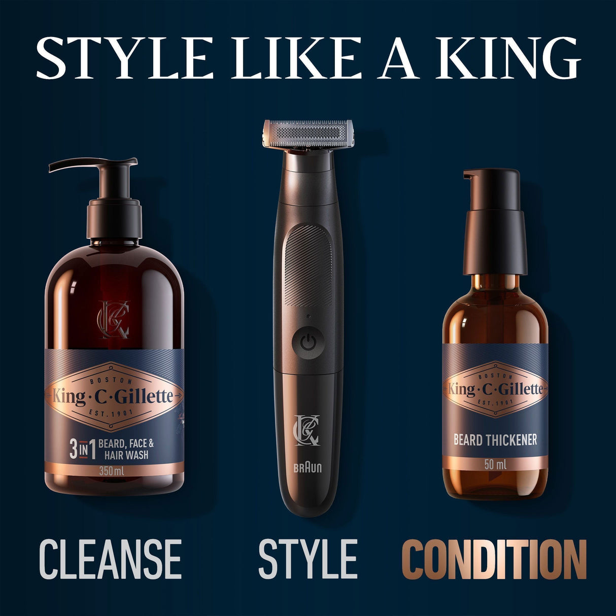 King C. Gillette Beard Thickener 50Ml