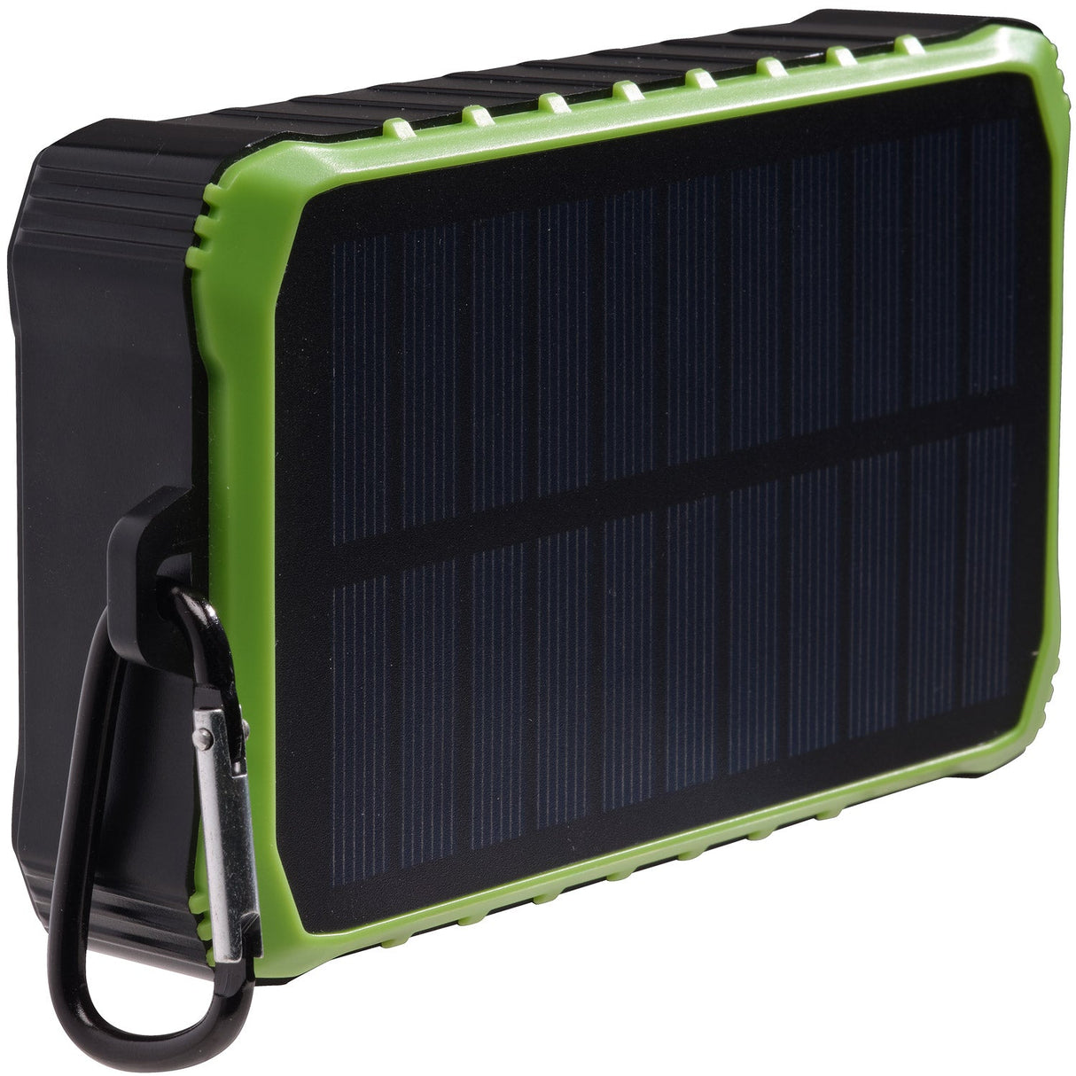 Denver PowerBank 10.000 mAh Solcell Vev Svart/Grön