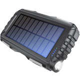 Denver PowerBank 20.000 mAh Solcell Svart