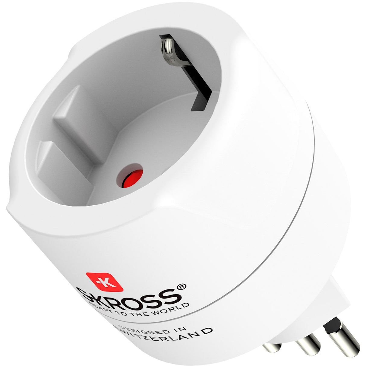 SKROSS Reseadapter – Europa till Schweiz/Italien/Brasilien Jordad