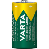 Varta Laddningsbart Batteri C / Lr14 3000 Mah 2-Pack
