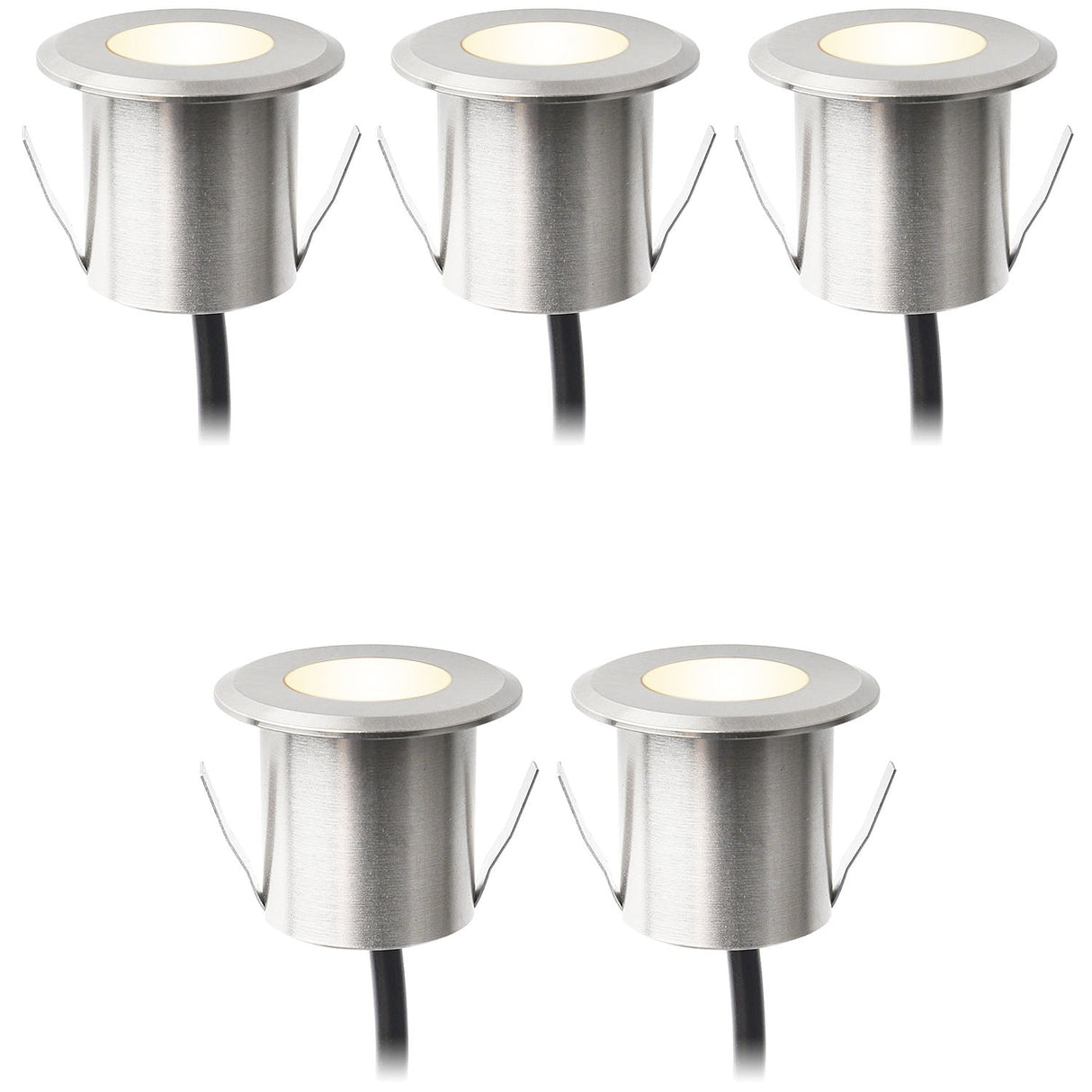 Lightson Dexter Decklight 5-Pack Silver