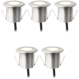 Lightson Dexter Decklight 5-Pack Silver