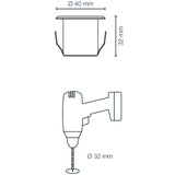 Lightson Dexter Decklight 5-Pack Silver