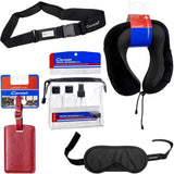 Cavalet Resekit 8 (Nackkudde, Reseflaskor, Bagagetag, Bagagerem, Sovmask)