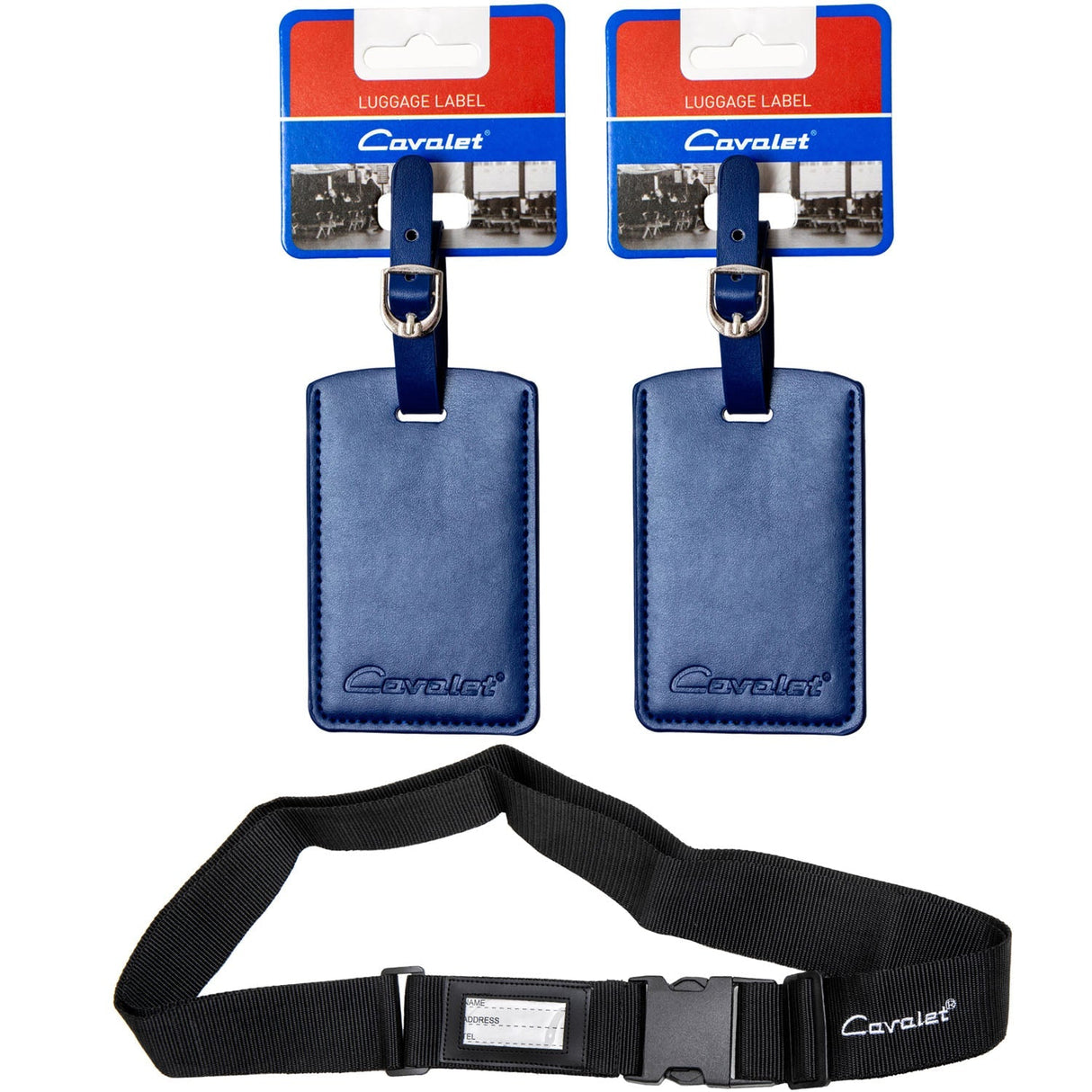Cavalet Resekit 9 (Bagagerem, 2st Bagagetag Blå)