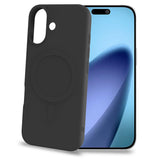 Celly Cromomag Soft rubber case MagSafe-kompatibelt iPhone 17 Svart