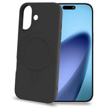 Celly Cromomag Soft rubber case MagSafe-kompatibelt iPhone 17 Pro Svart