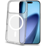 Celly Gelskinmag TPU Cover MagSafe-kompatibelt iPhone 17 Pro Transparent