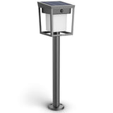 Philips Blaise Piedestal Solcell Led 250/20Lm Svart