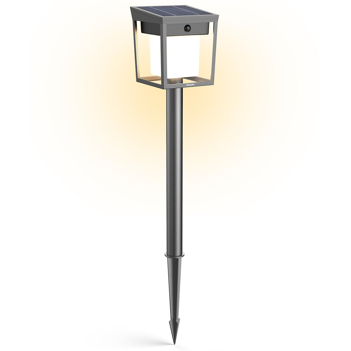 Philips Blaise Piedestal Solcell Led 250/20Lm Svart