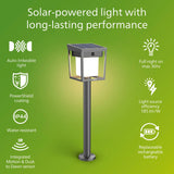 Philips Blaise Piedestal Solcell Led 250/20Lm Svart