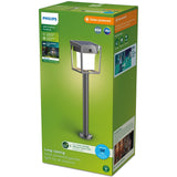 Philips Blaise Piedestal Solcell Led 250/20Lm Svart