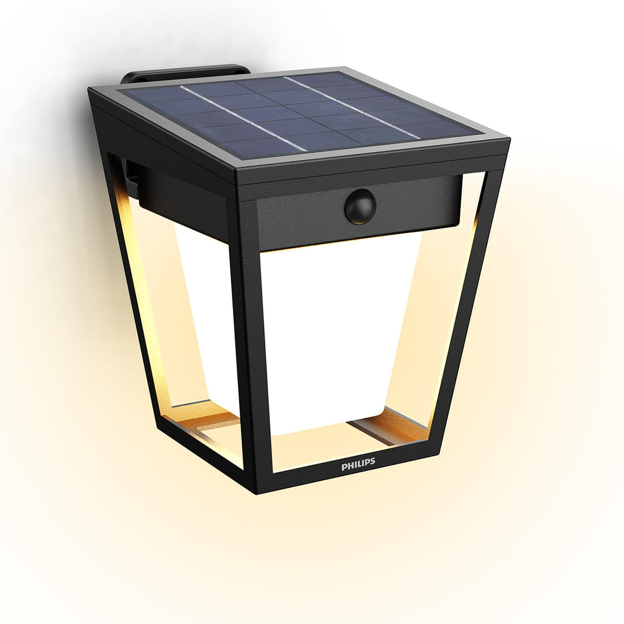Philips Nissa Vägglampa Solcell Led 250/20Lm Svart