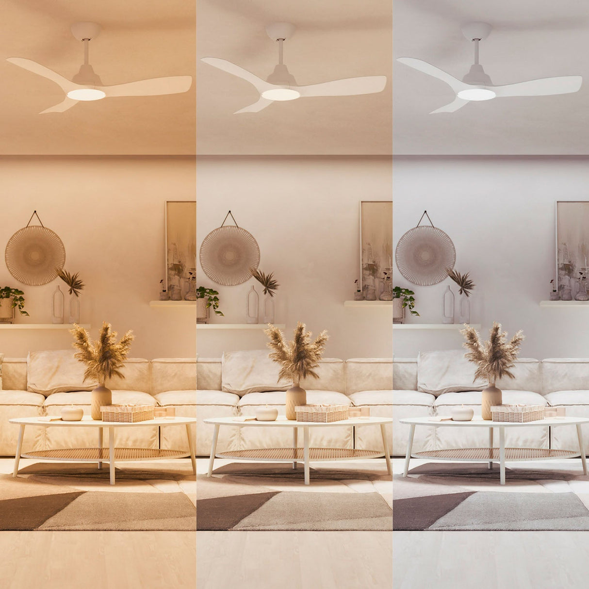 Philips Takfläktslampa Ø135 Cm 35W / 24W Justerbart Vitt Ljus