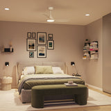 Philips Takfläktslampa Ø135 Cm 35W / 24W Justerbart Vitt Ljus