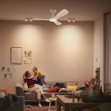 Philips Takfläktslampa Ø106 Cm 30W / 24W Justerbart Vitt Ljus