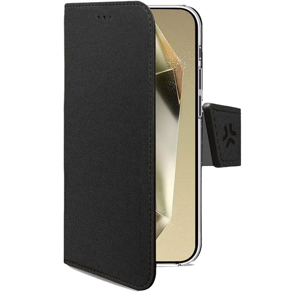 Celly Wally Wallet Case Galaxy S25 FE Svart