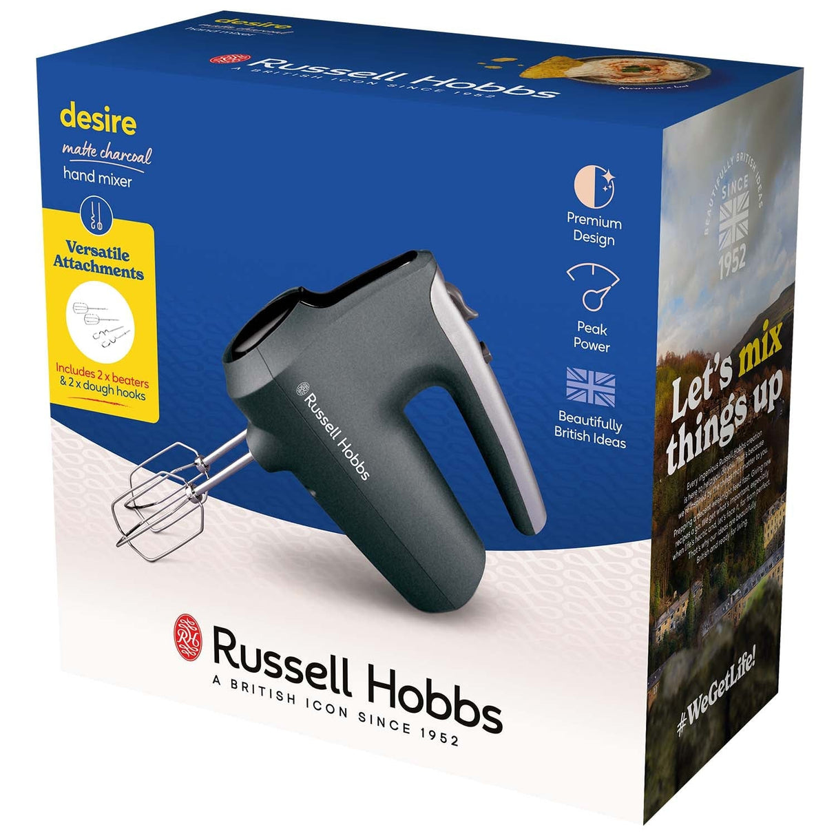 Russell Hobbs Elvisp 350W Matte Charcoal - 27151-56
