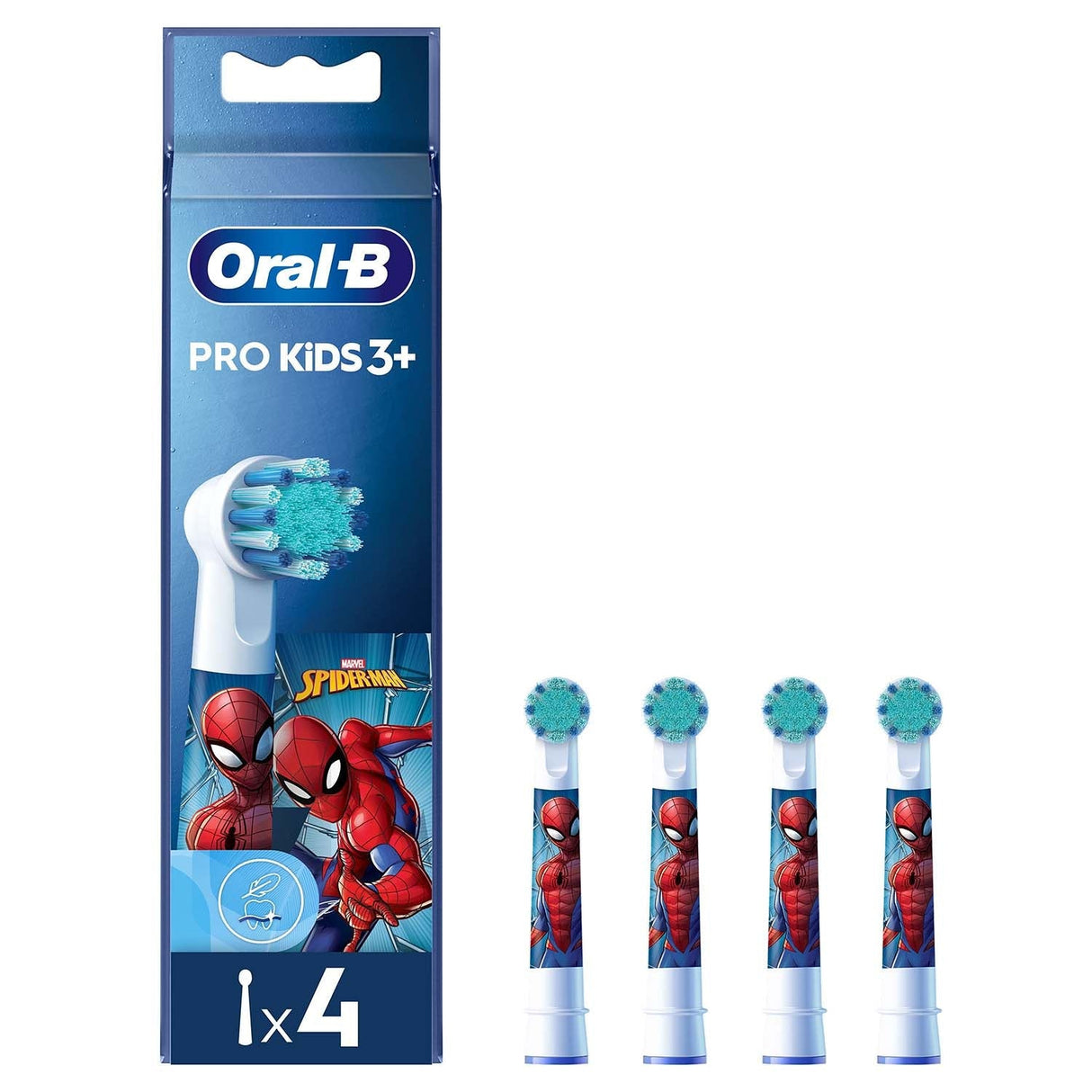 Oral B Borsthuvud Spiderman 4st