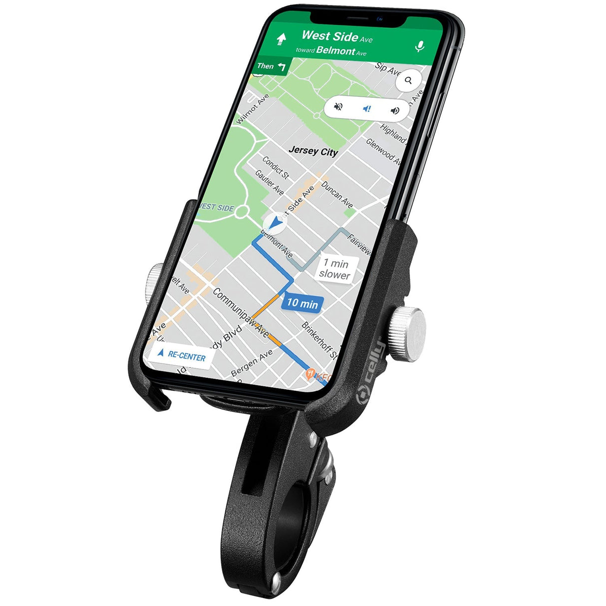 Celly Mobilhållare av metall för cykel