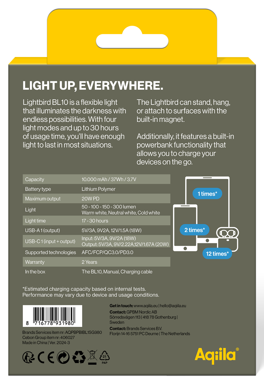 Aqiila Lightbird BL10