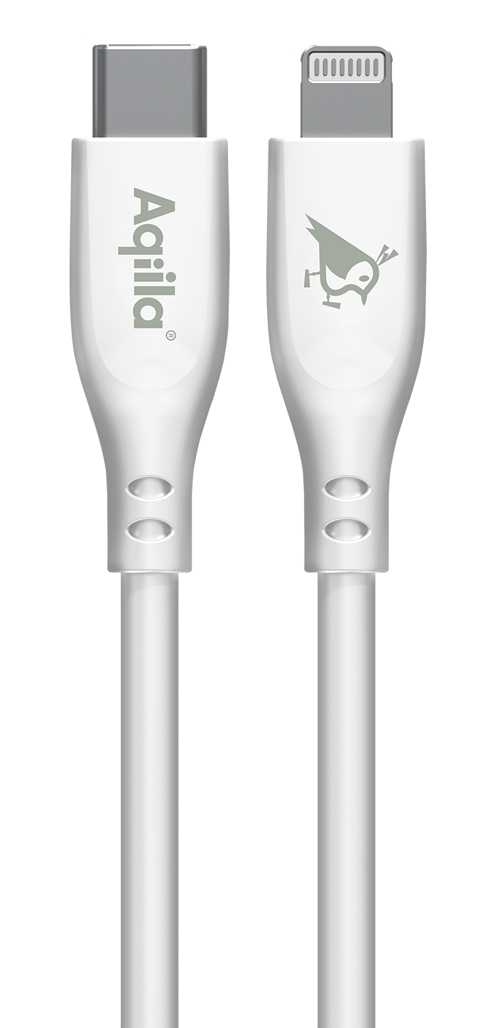 Aqiila Silicon USB-C/Lightni. 2.0 30W 2m