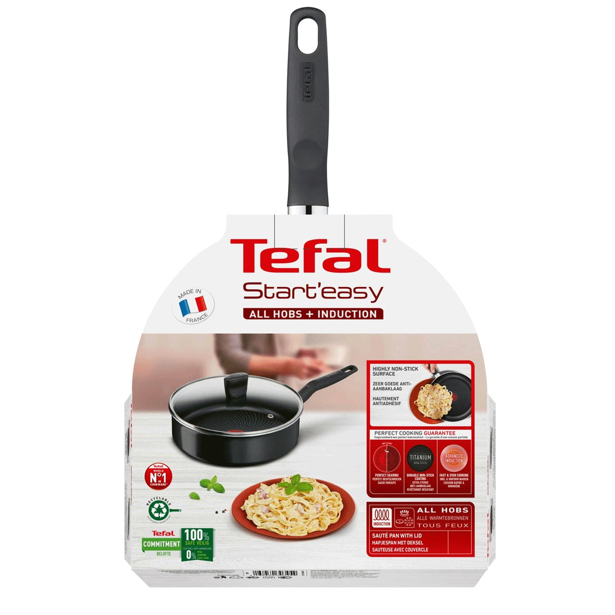 Tefal Start Easy Sautepanna 24 cm med lock