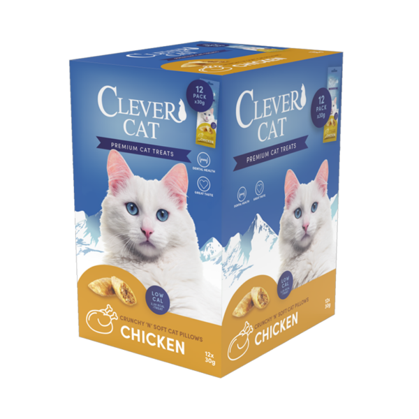 Clever Cat Pillows 30g Chicken
