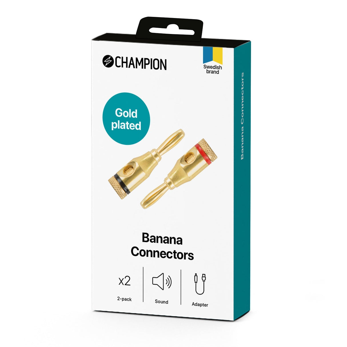 Champion Banankontakt Sva/Röd Hane/Hona