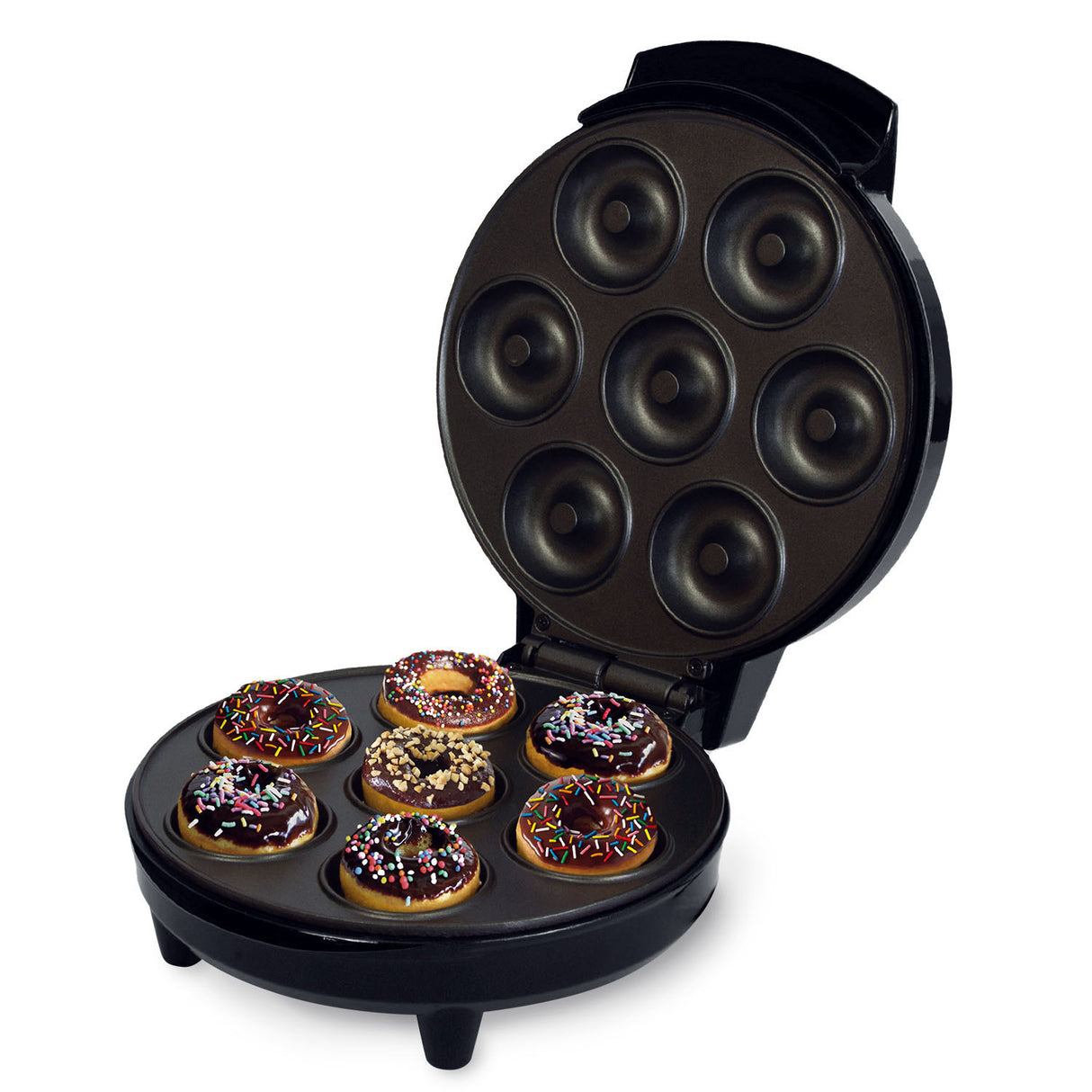 Champion Donut Maker 7 Munkar 700W DM110 - Svart