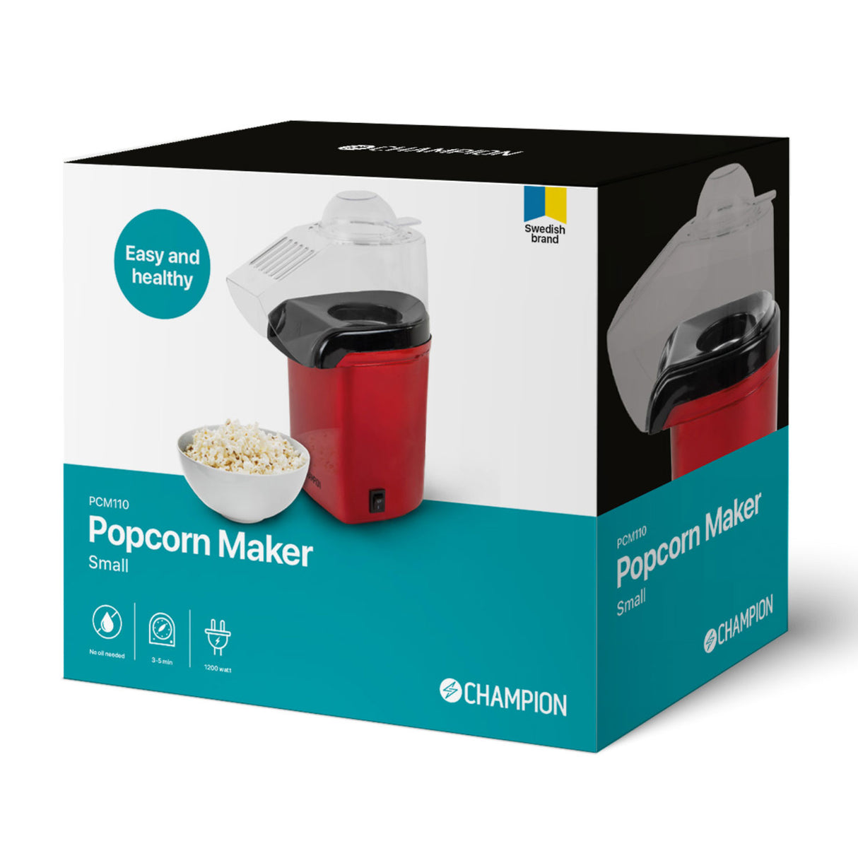 Champion Popcornmaskin Small PCM110 - Röd