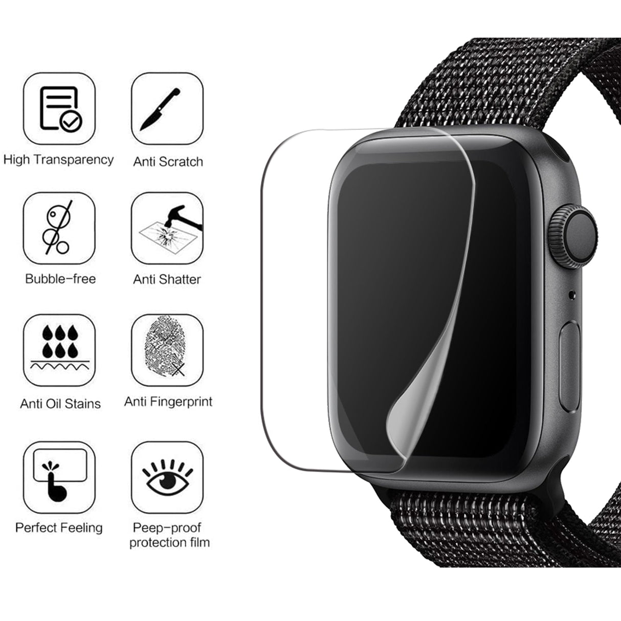 Champion Skärmskydd Apple watch 3-pack 44mm