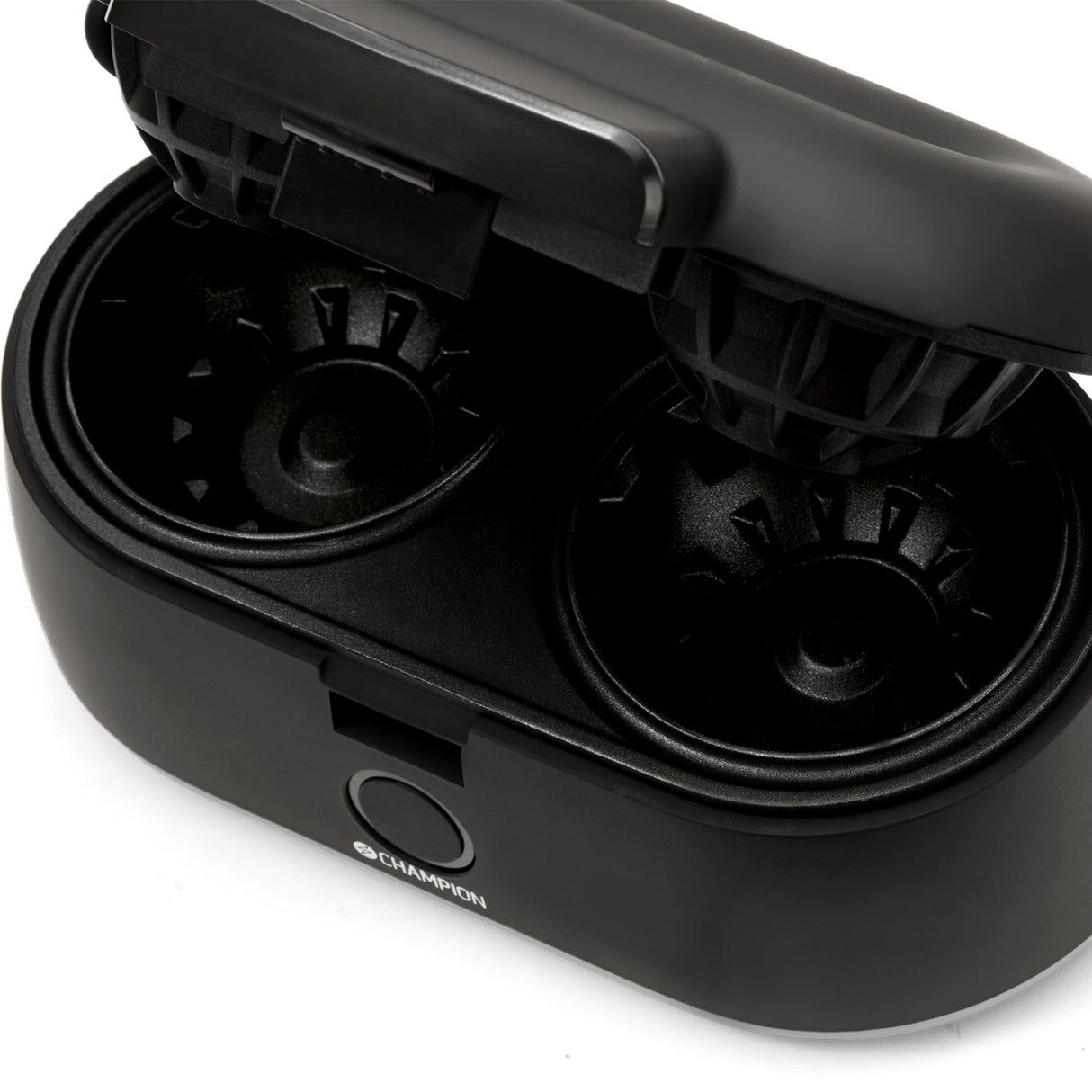 Champion Våffelskålsjärn Dubbelt 1000W VS220 - Svart