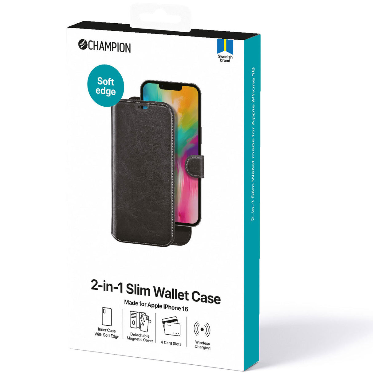 Champion 2-in-1 Slim wallet iPhone 16