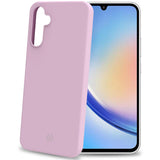 Celly Cromo Soft rubber case Galaxy A34 5G Rosa