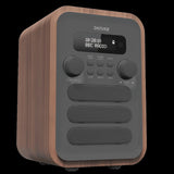 Denver Radio DAB+/FM Bluetooth Trä/grå DAB-48GR Trä/Grafitgrå