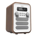 Denver Radio DAB+/FM Bluetooth Trä/grå DAB-48W Vit