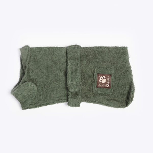 Danish Design Dog Bath Robe Green 40cm