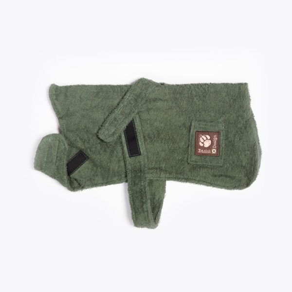 Danish Design Dog Bath Robe Green 40cm
