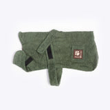 Danish Design Dog Bath Robe Green 40cm