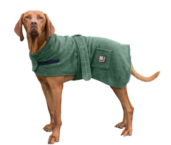 Danish Design Dog Bath Robe Green 40cm