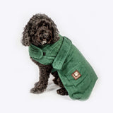 Danish Design Dog Bath Robe Green 40cm