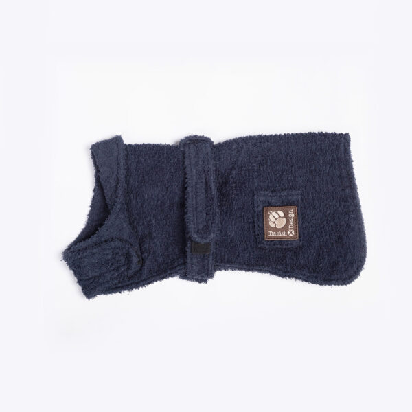 Danish Design Dog Bath Robe Navy 60cm