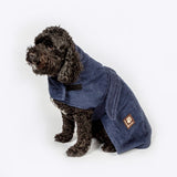 Danish Design Dog Bath Robe Navy 60cm