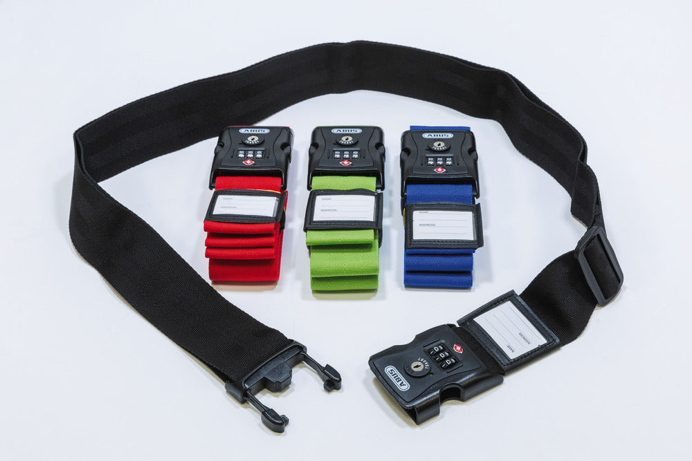 ABUS Bagageband med lås 620TSA/192 grön