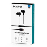 Champion In-Ear headphones USB-C Black